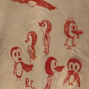 Bobo choses girls sweatshirt with penguins. Size 6-7